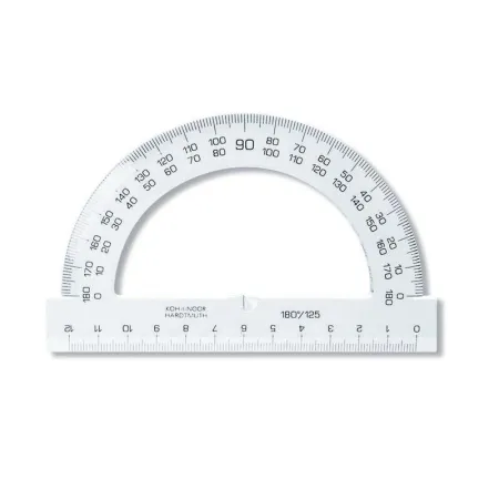 Úhloměr 180/125 KOH-I-NOOR 8593540108814