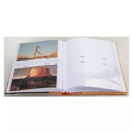 Univerzální fotoalbum, 10x15, zasunovací  B-46100/2S Minutes 1 oranžové