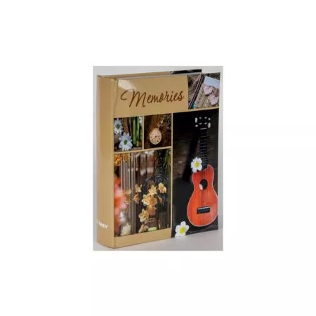Univerzální fotoalbum, 10x15, zasunovací B-46200S Guitar 2 béžové