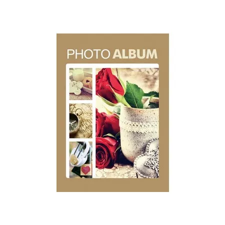 Univerzální fotoalbum, 10x15, zasunovací, B-46300/2S Terracotta 1 béžové