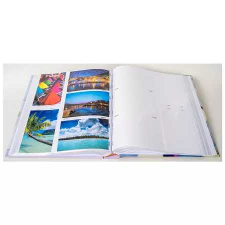 Univerzální fotoalbum, 10x15, zasunovací B-46500S Aloe 1 fialové PL
