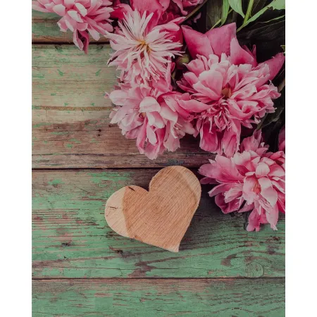Univerzální fotoalbum na 300 foto, 10x15, zasunovací MM-46304/2 Flower heart 3 