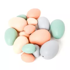 Vajíčka 16 ks dusty pastel