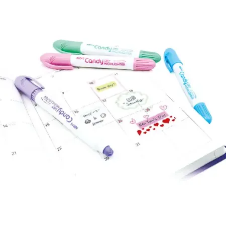 Zvýrazňovač gelový Pastel 4 barvy
